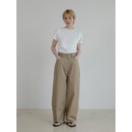 【NOKCHA original】layered label tee/3colors_nt2301
