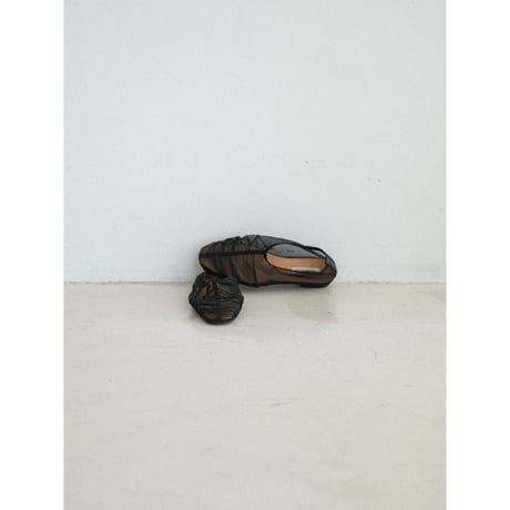 《予約販売》sheer gather shoes_na0794