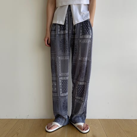 《予約販売》paisley rincl easy pants/2colors_np0834
