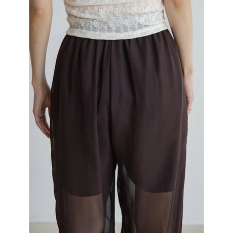 《予約販売》sheer lady pants/2colors_np1116