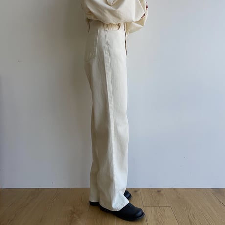 【nokcha original】“nc” pants/ivory_np0748