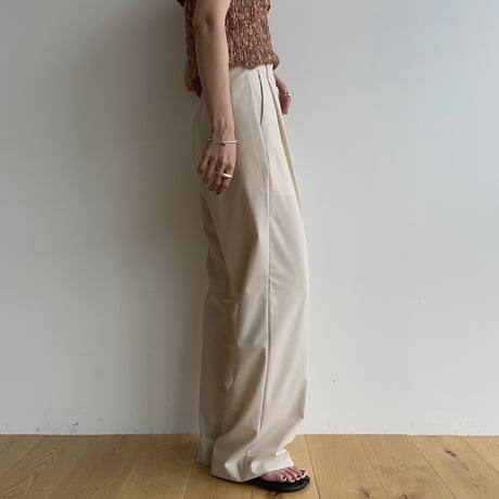 《予約販売》tuck summer pants/2colors_np0865
