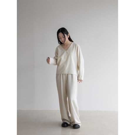 《予約販売》v neck over tops/2colors_nt2037