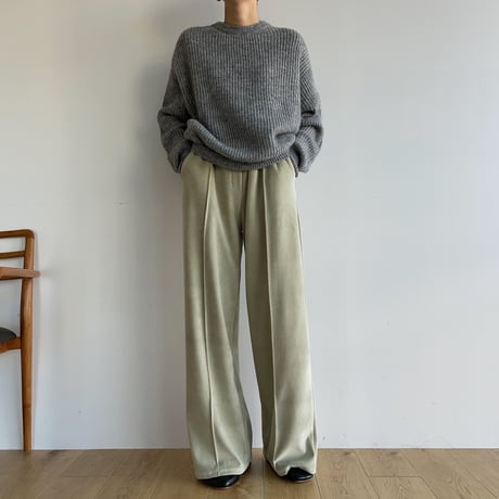 《予約販売》velvet press long pants/2colors_np0703