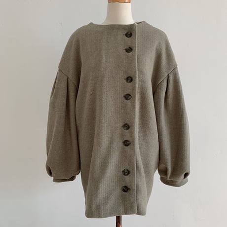 ✳︎予約販売✳︎puff middle coat/Ivory_no0031