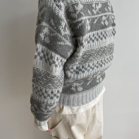 《予約販売》nordic rich knit/2colors_nt1515