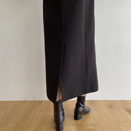【nokcha original】sleeve dress/black_nd0135