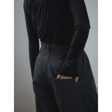 【NOKCHA original】boyish wool pants/2colors_np1026