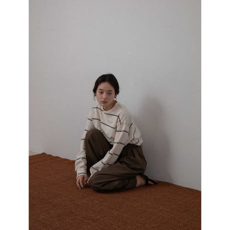 【NOKCHA original】elbow patch border tops_nt2236