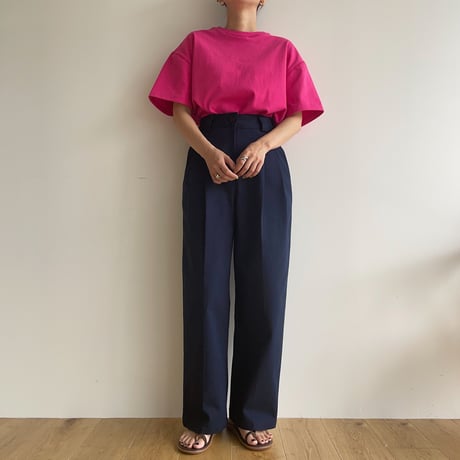 【nokcha original】“nc” chino pants/navy_np0612