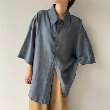 《予約販売》unisex material shirt/3colors_nt0960