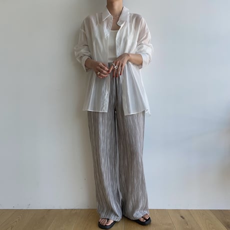 《予約販売》sheer lady shirt/2colors_nb0154