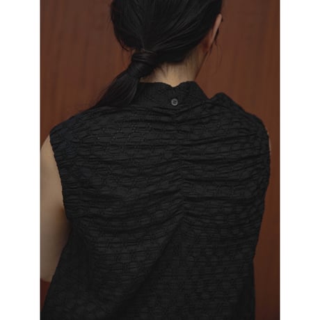 【NOKCHA original】minimal gather blouse/2colors_nb0245