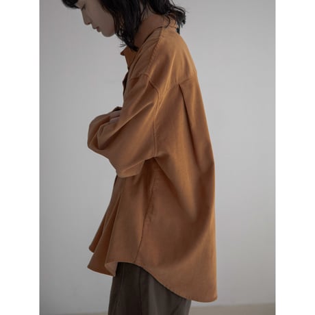 《予約販売》corduroy mannish over shirt/2colors_nb0269
