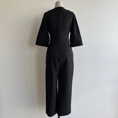 【nokcha original】rich jumpsuit/black_np0671
