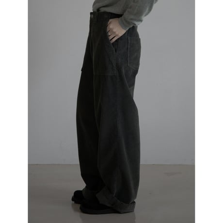 《予約販売》waist mark corduroy wide pants/2colors_np1045
