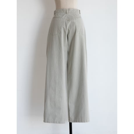 《予約販売》center press accent pants/2colors_np1250