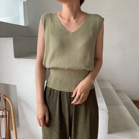 《予約販売》waist marc quality knit/2colors_nt0464