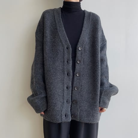 《予約販売》melange knit cardigan/2colors(unisex)_nt1892