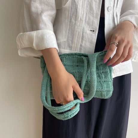 《予約販売》minimal knit bag/2colors_na0414