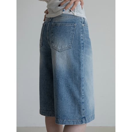 《予約販売》brusher half jeans_nj0128