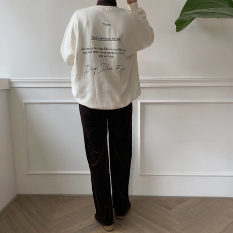 ✳︎予約販売✳︎velvet long pants/2 colors pants_np0068