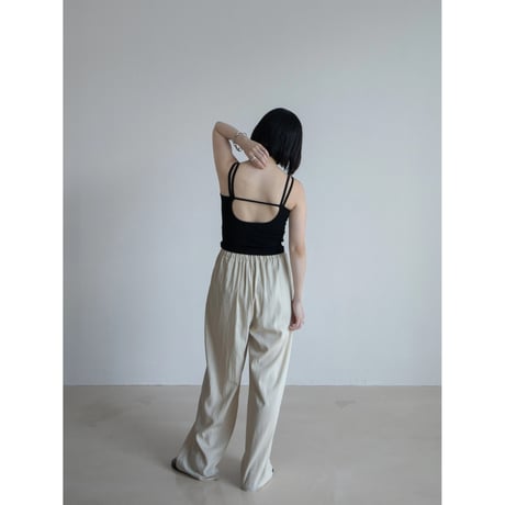 《予約販売》tuck summer light pants/2colors_np1023