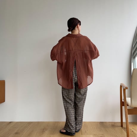 【nokcha original】block pattern pants_np0631