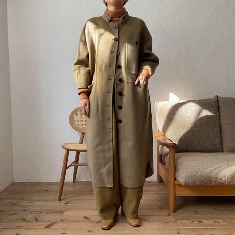 《予約販売》pocket long wool coat/2colors_no0139