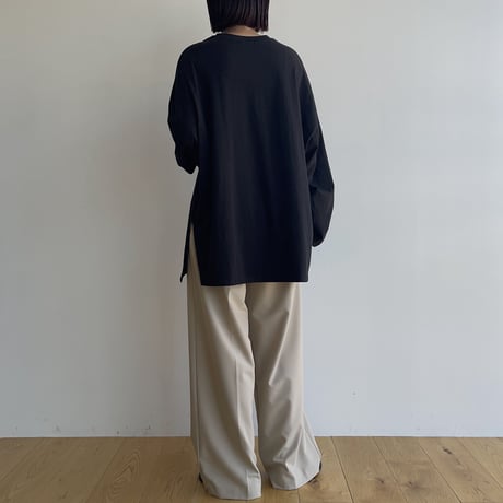 《予約販売》straight tuck wide pants/2colors_np0902