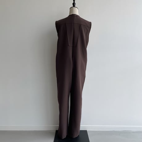 【nokcha original】quality lady jumpsuit/deep brown_np0423