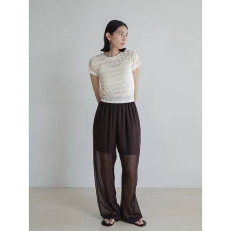 《予約販売》sheer lady pants/2colors_np1116
