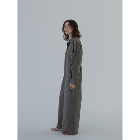 - AUTHENTIC series - classy jumpsuit/melange brown_an0024