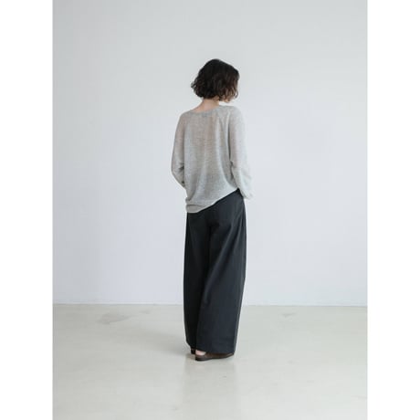《予約販売》sheer lib button fly tops/2colors_nt2600