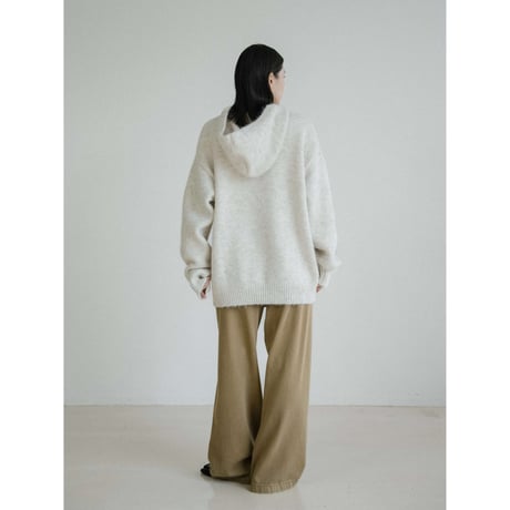 《予約販売》mannish over knit hoodie/2colors_nt2434