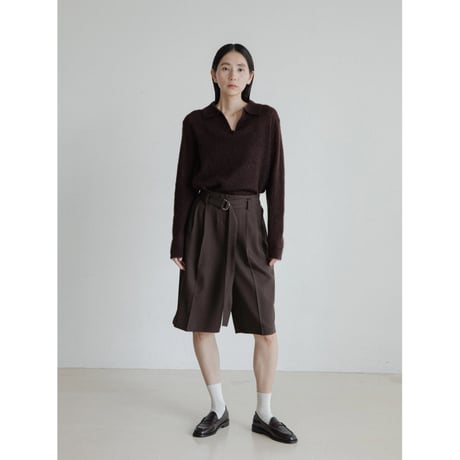 《予約販売》belt set bermuda pants/2colors_np1156