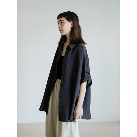《予約販売》satin 2way shirt/2colors_nb0381