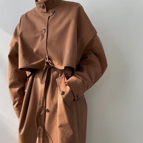 【nokcha original】2way quality over trench coat/renga_no0146