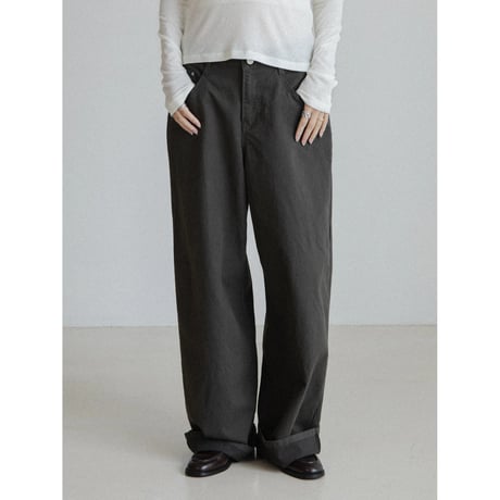 《予約販売》jacquard cotton pants/2colors_np1166