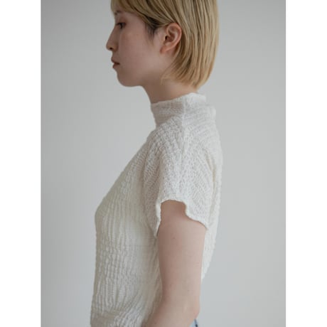 《予約販売》jacquard minimal tops/2colors_nt2294