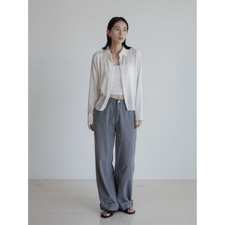 【NOKCHA original】linen knit cardigan/2colors_nt2348