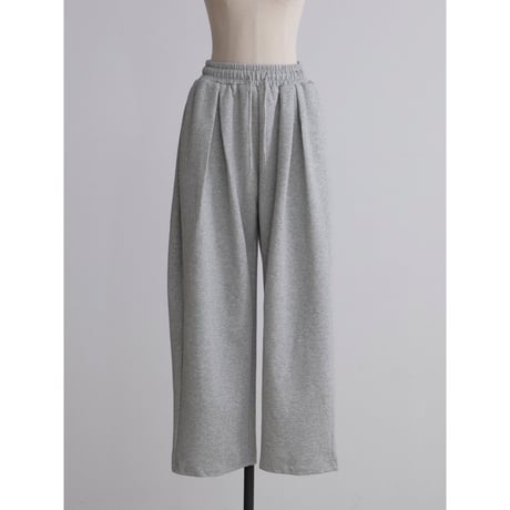 《予約販売》tuck oval sweat pants_np1207