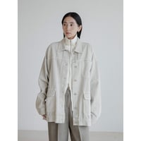 《予約販売》cotton mannish jacket_no0472