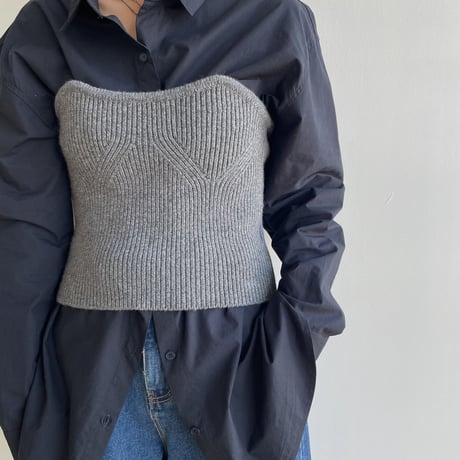 《予約販売》lady knit bustier/2colors_nt1878