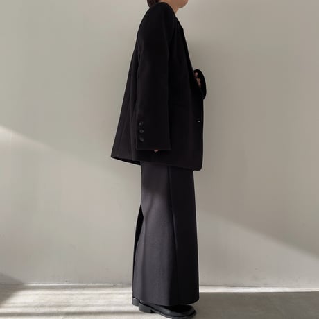 《予約販売》material warm long skirt/2colors_ns0087