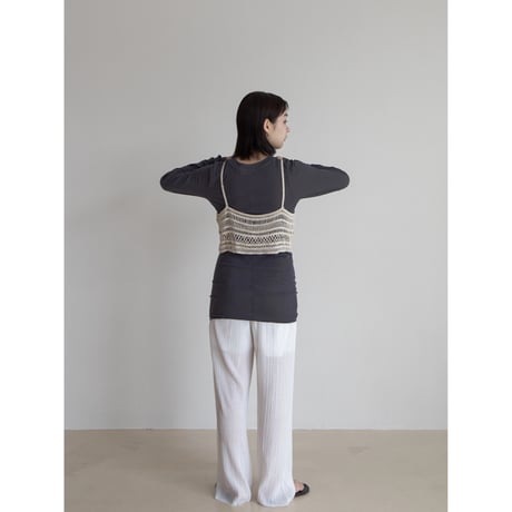 《予約販売》material sheer tops/3colors_nt2067