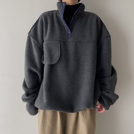 【nokcha original】mannish over fleece/2colors(unisex)_no0331