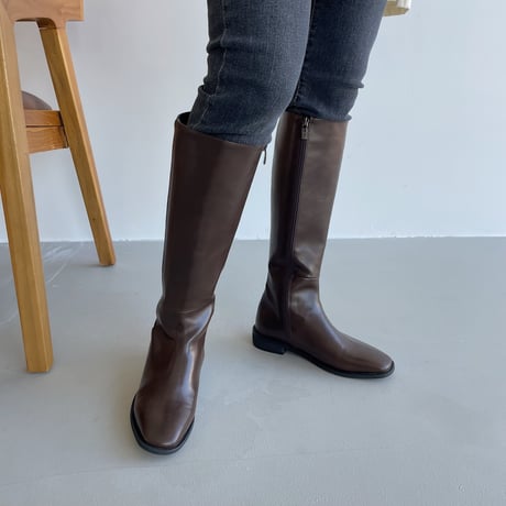 《予約販売》long mannish boots/2colors_na0322