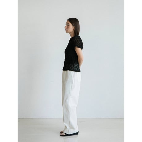 《予約販売》lacy minimal tee/2colors_nt2564