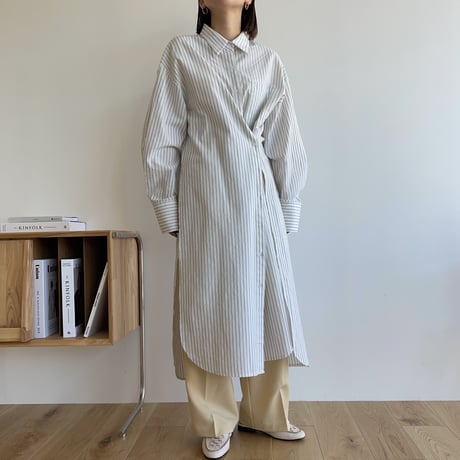 《予約販売》2way slit long shirt/2colors_nt1273